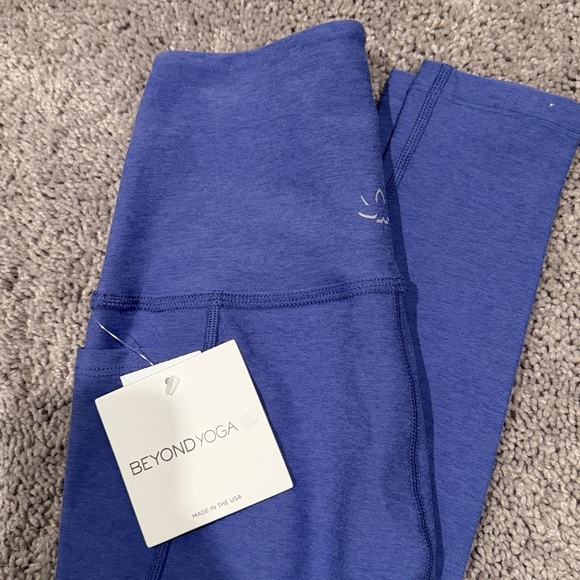 NWT Spacedye Out Of Pocket High Waisted Midi Legging, size XS, Indigo Heather - Picture 6 of 7
